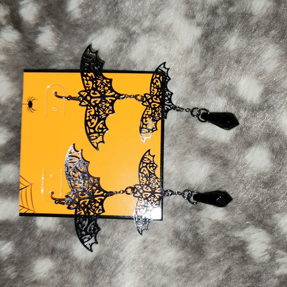 Bat earrings